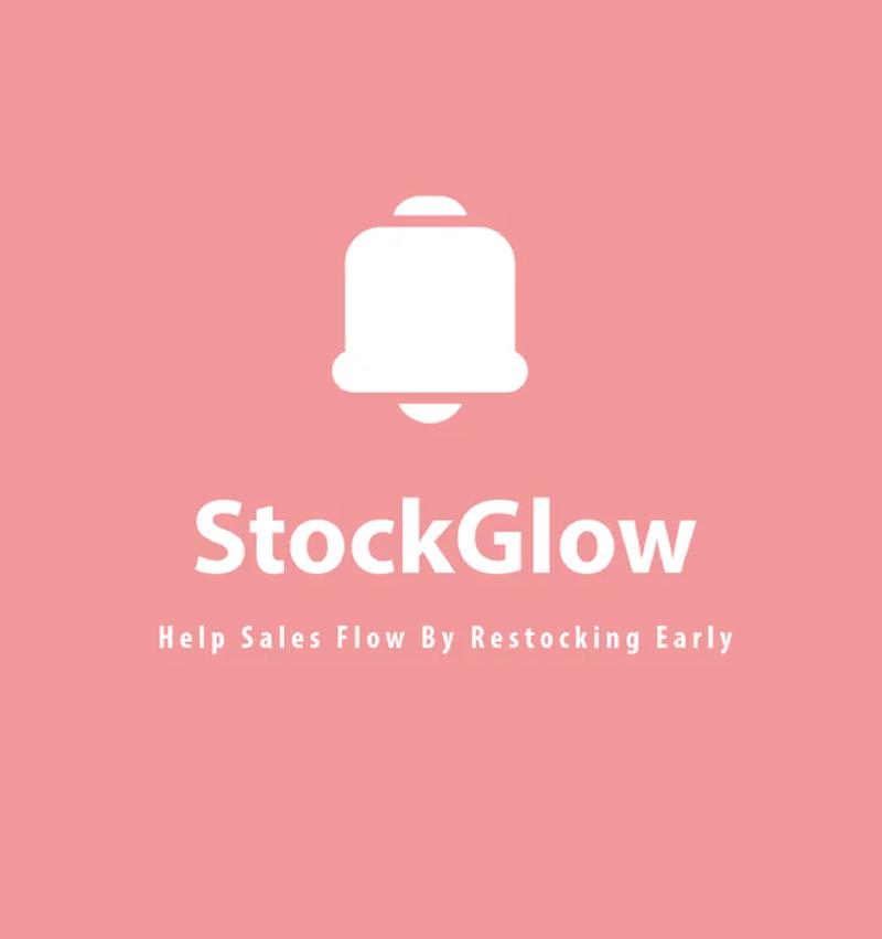 StockGlow: Low Stock Alerts for Shopify, Shopify app screenshot by Victoria Garland Creative
