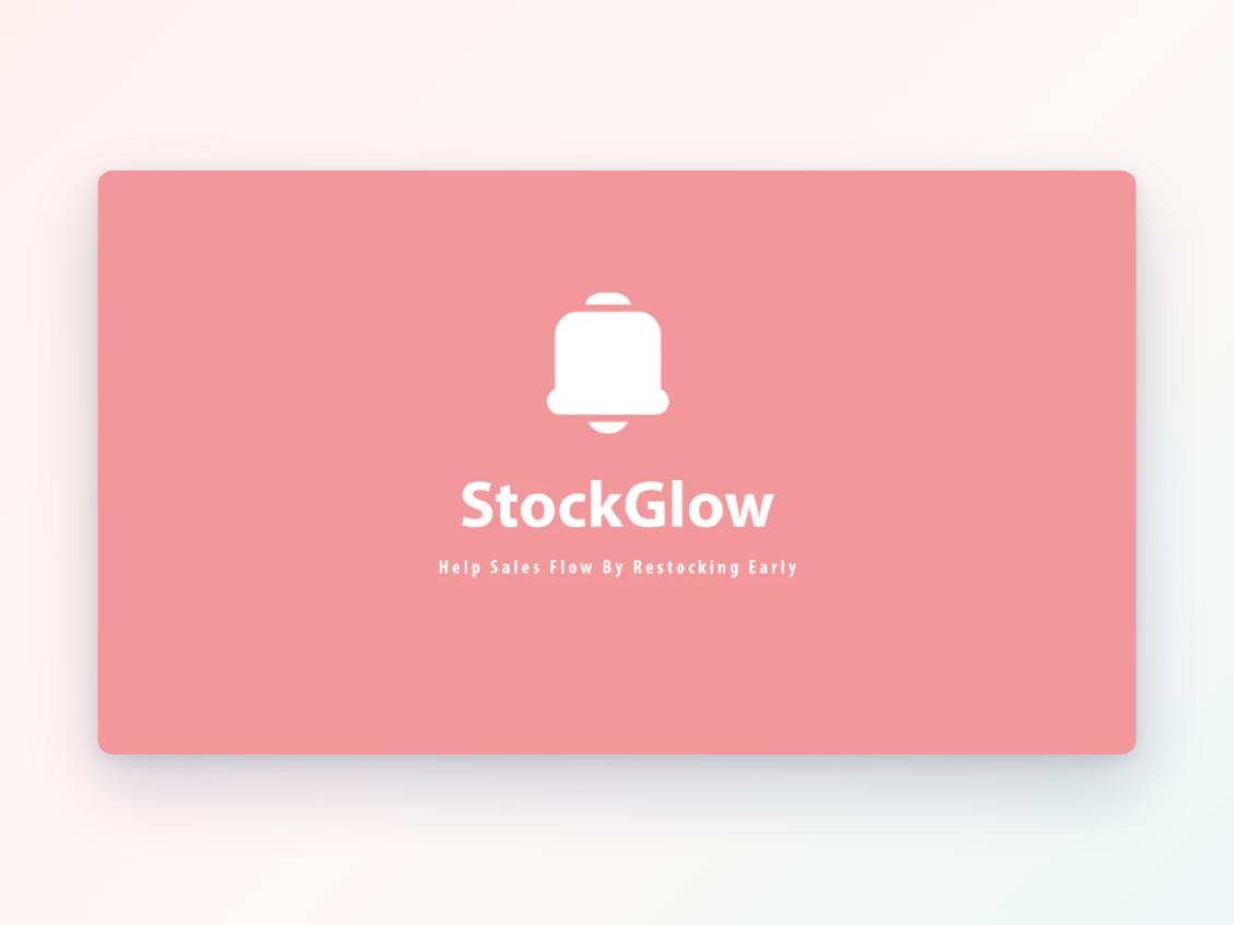 StockGlow - Low Stock Notifications, Shopify project by Victoria Garland Creative